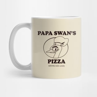 Papa Swan's Pizza Mug